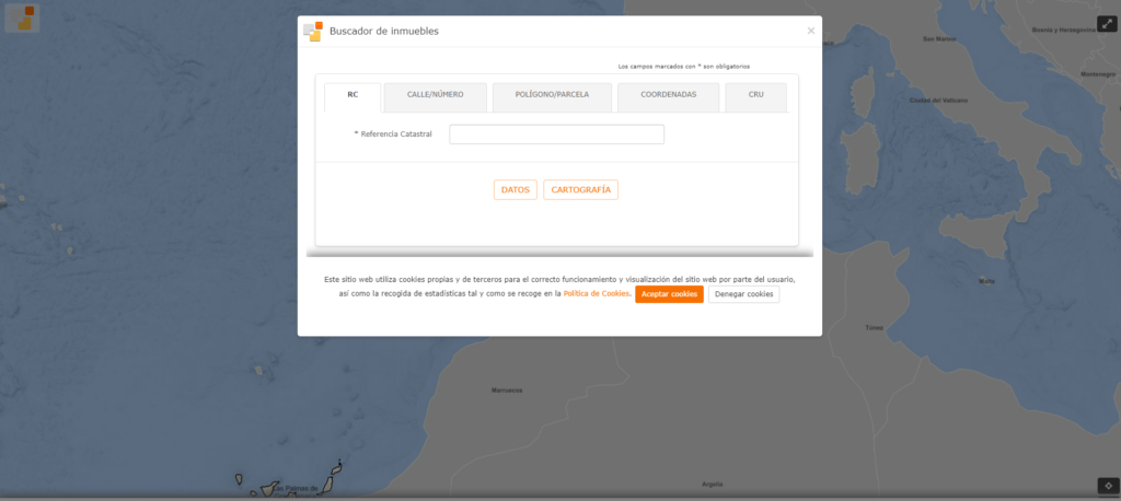 buscar referencia catastral por dirección